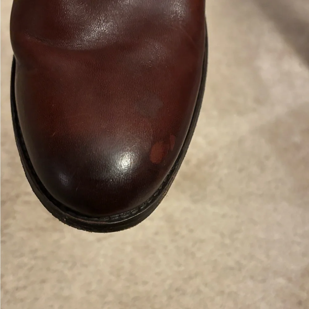 Frye Women's Extended Calf Melissa Button Leather Boots - Picture 12 of 12